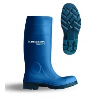 Bota de Agua de Poliuretano Azul Dunlop Purofort S4 CI