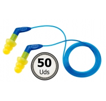 Tapón Anti-ruido reutilizable ULTRAFIT X con cordón, SNR 35 (50 Uds.)